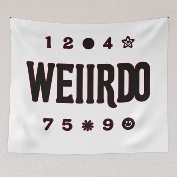 Aperçu de l'œuvre Weirdo - Conception de typographie minimaliste pour le non conventionnel créée et vendue par diegomenjivar92.