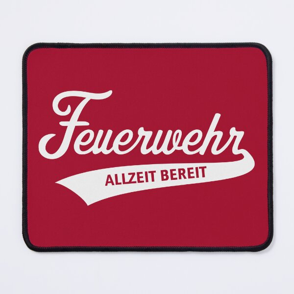 Item preview, Fire Department – Always Ready (Firefighter / Lettering / White) designed and sold by MrFaulbaum.