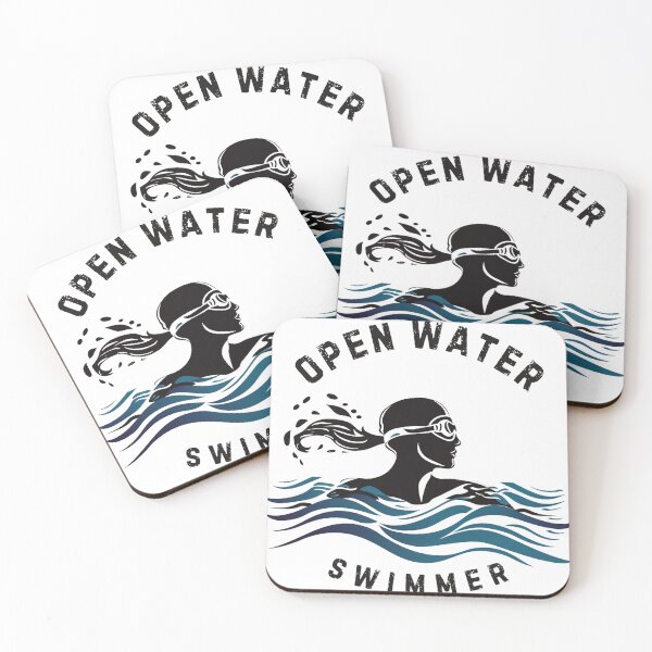 Item preview, Open Water Swimmer Mask - Female - w/text designed and sold by TheDigitalAnvil.