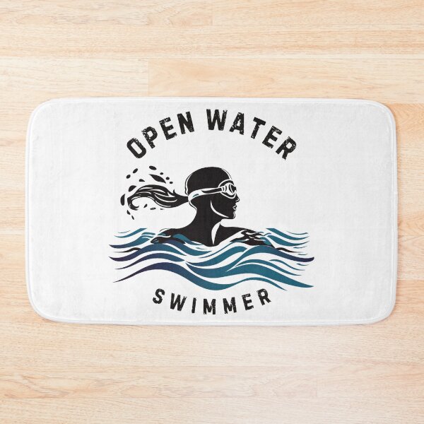 Item preview, Open Water Swimmer Mask - Female - w/text designed and sold by TheDigitalAnvil.