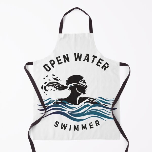 Item preview, Open Water Swimmer Mask - Female - w/text designed and sold by TheDigitalAnvil.