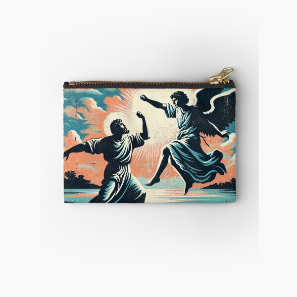 Item preview, Jacob Wrestling The Angel Vintage Empowering Inspiring Faith Bible designed and sold by DEEZAYN.