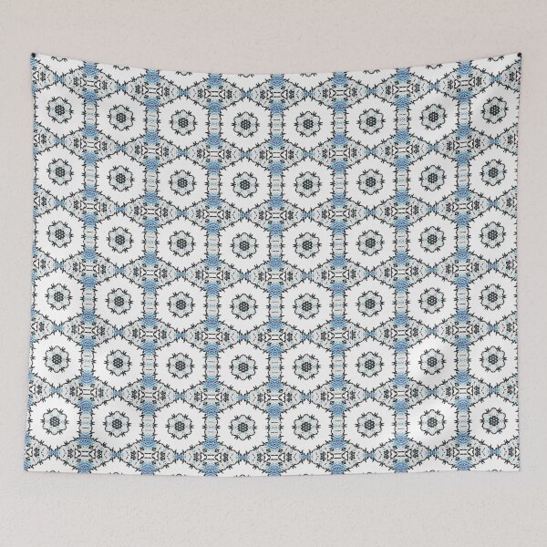 Item preview, Blue ,Green and Cream Pattern  designed and sold by Nalwesya.