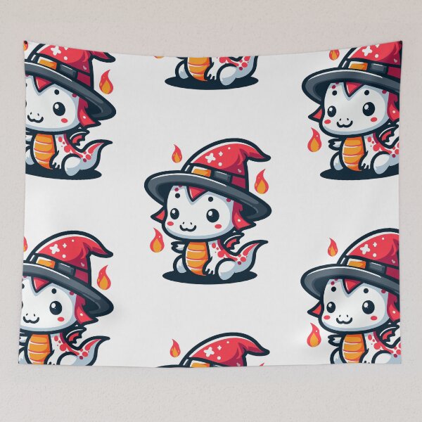 Item preview, Cool Dragon in Hat designed and sold by ArtfulWeave.