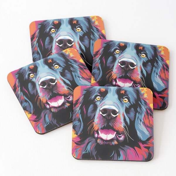Item preview, Newfoundland dog portraits drawing. animal colorful. Animal throw pillow.  designed and sold by formform.
