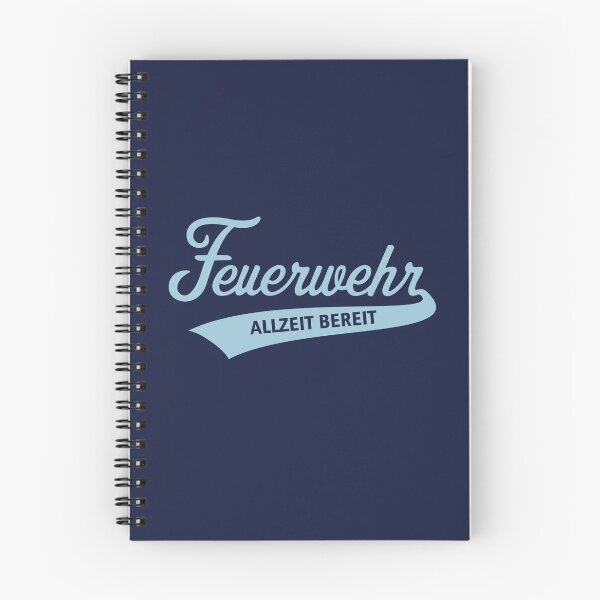 Item preview, Fire Department – Always Ready (Firefighter / Lettering / Sky Blue) designed and sold by MrFaulbaum.