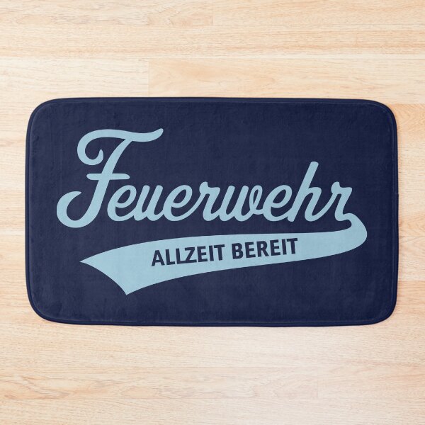 Item preview, Fire Department – Always Ready (Firefighter / Lettering / Sky Blue) designed and sold by MrFaulbaum.