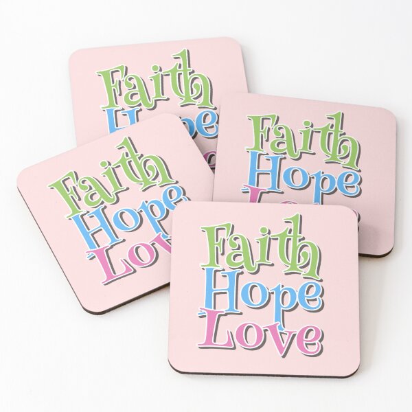 Item preview, Faith Hope Love Christian Scripture Encouraging Religious designed and sold by Alondra.