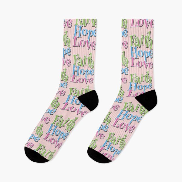 Item preview, Faith Hope Love Christian Scripture Encouraging Religious designed and sold by Alondra.