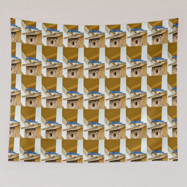 Item preview, Daddy Bluebird Brings Dinner  designed and sold by Kay Brewer.