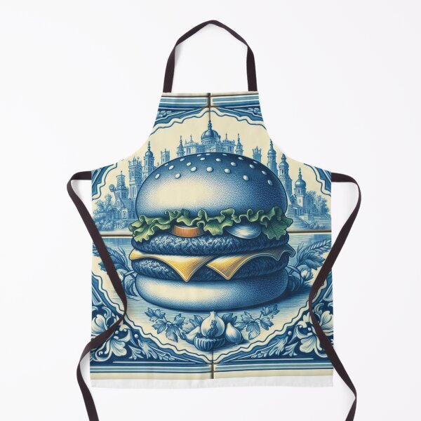 Item preview, Delft Tile With Fast Food No.1 designed and sold by ArtNook777.