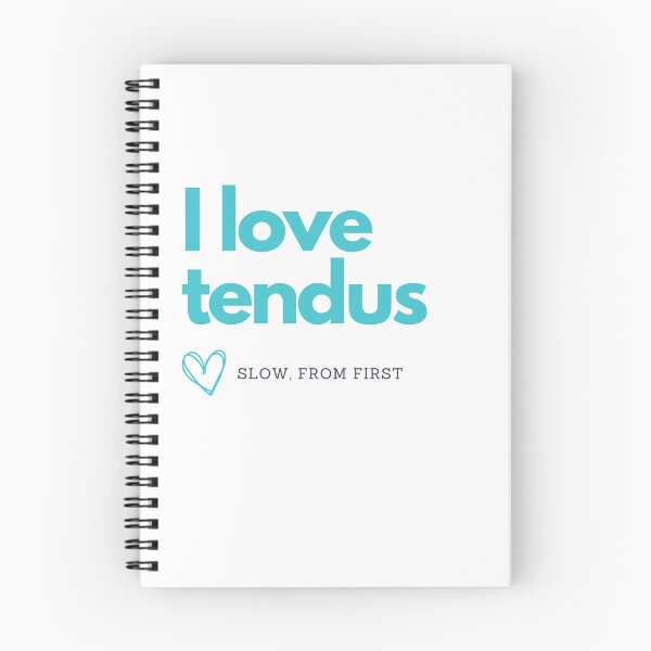 Item preview, I love tendus ballet dancer t-shirt sticker design designed and sold by KeelerCreative.