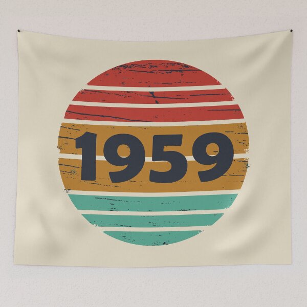 Item preview, Born in 1959 vintage retro classic birthday designed and sold by Alexaltay.