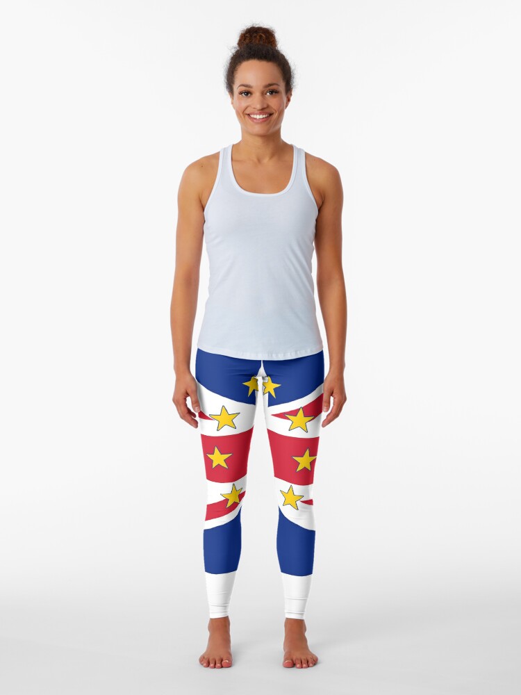 European UK Great Britain Union Jack Flag Leggings for Sale by