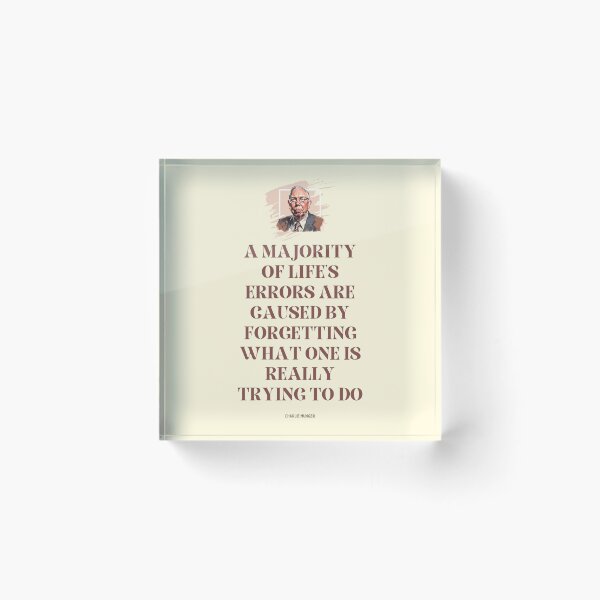Item preview, Charlie Munger Quote for light background designed and sold by VarnaChitra.