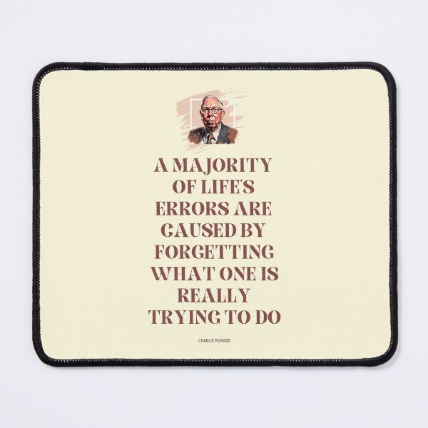 Item preview, Charlie Munger Quote for light background designed and sold by VarnaChitra.