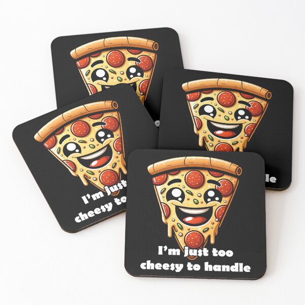Item preview, Too Cheesy Pizza Slice designed and sold by StickaTime.