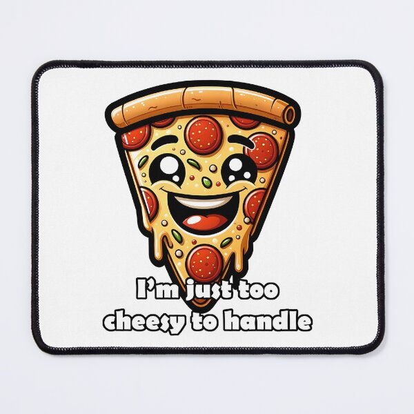 Item preview, Too Cheesy Pizza Slice designed and sold by StickaTime.