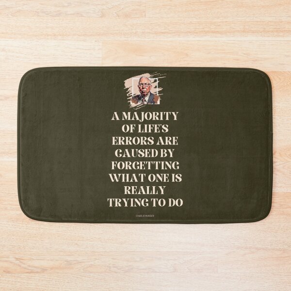 Item preview, Charlie Munger Quote Dark Background designed and sold by VarnaChitra.