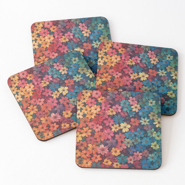 Item preview, Colorful floral pattern designed and sold by Letteraddicted.