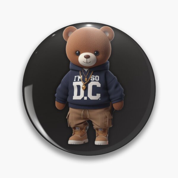 Item preview, I'm So D.C Navy Teddy Bear designed and sold by DavineDesigns.