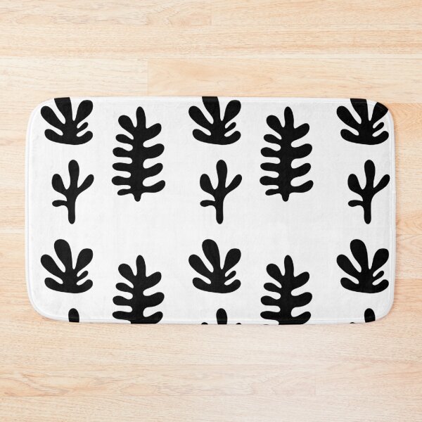 Item preview, 3 Single Matisse Black Plant Organic Forms Set designed and sold by posterful.