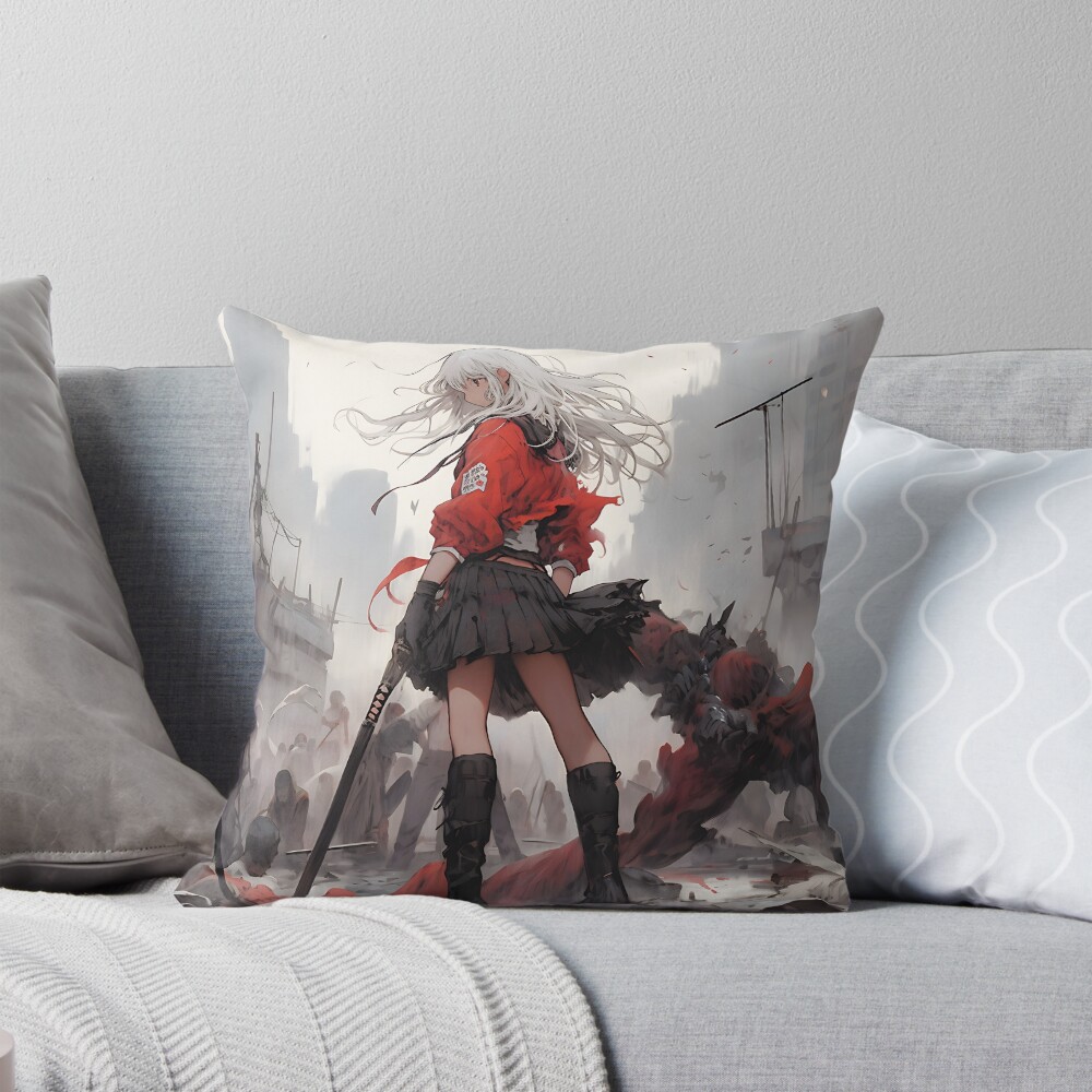 Item preview, Throw Pillow designed and sold by Edge-Ink.