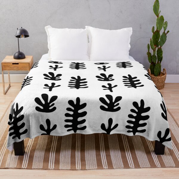 Item preview, 3 Single Matisse Black Plant Organic Forms Set designed and sold by posterful.