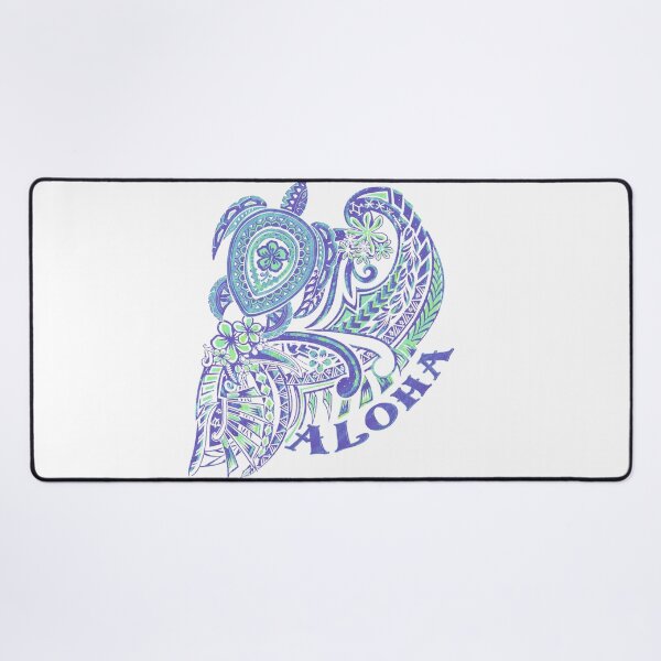 Item preview, Aloha Tribal Honu Grunged Tattoo-4492 designed and sold by sunnthreads.