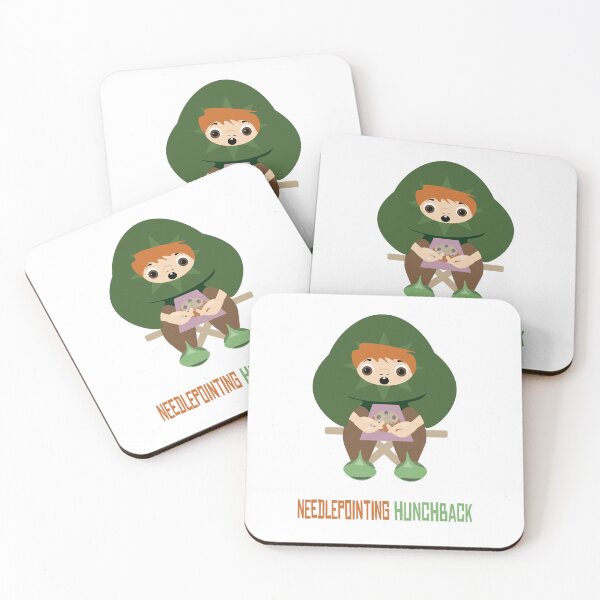 Item preview, Needlepointing Hunchback  ~ Swift Sloth Media ~ Great Gift Idea designed and sold by SwiftSlothMedia.