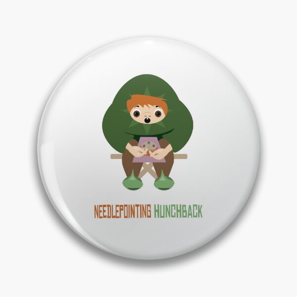 Item preview, Needlepointing Hunchback  ~ Swift Sloth Media ~ Great Gift Idea designed and sold by SwiftSlothMedia.