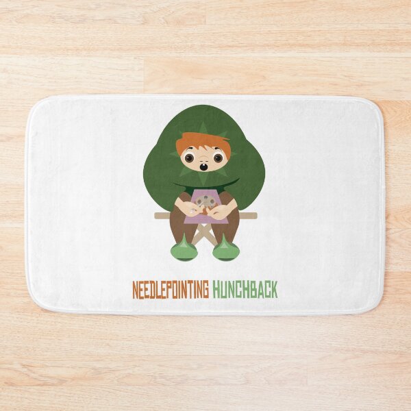 Item preview, Needlepointing Hunchback  ~ Swift Sloth Media ~ Great Gift Idea designed and sold by SwiftSlothMedia.