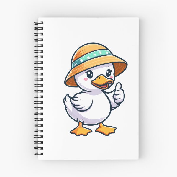 Item preview, Stylish Duck with Hat designed and sold by ArtfulWeave.