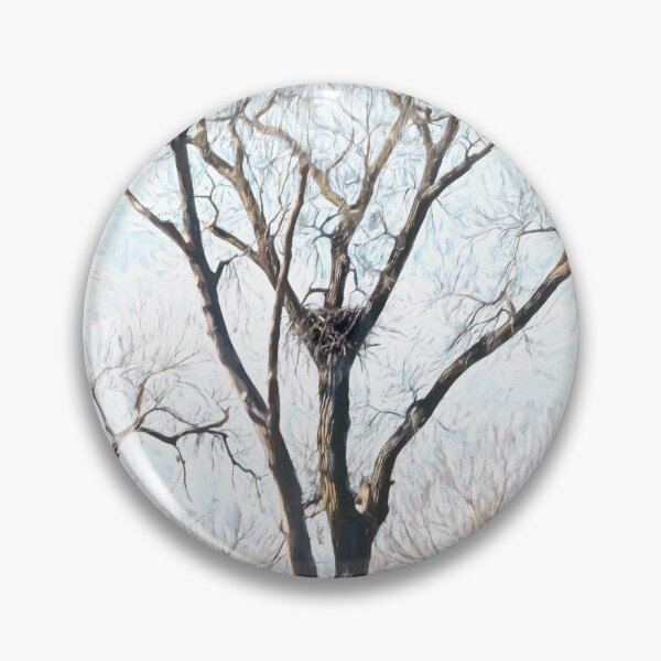 Item preview, Eagle Nest in Winter Painterly designed and sold by Debra Martz.