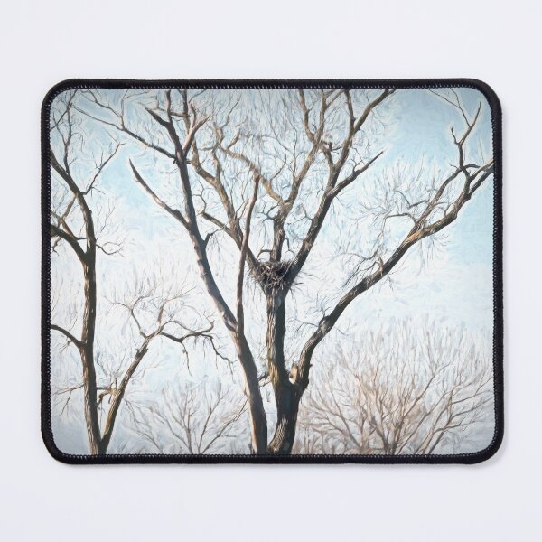 Item preview, Eagle Nest in Winter Painterly designed and sold by Debra Martz.
