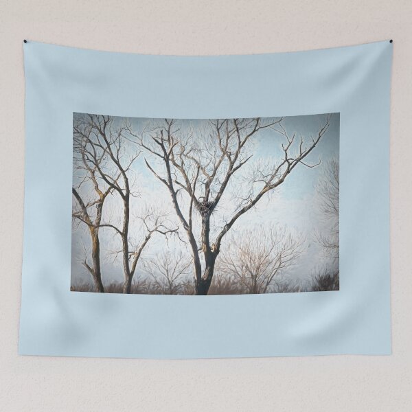 Item preview, Eagle Nest in Winter Painterly designed and sold by Debra Martz.