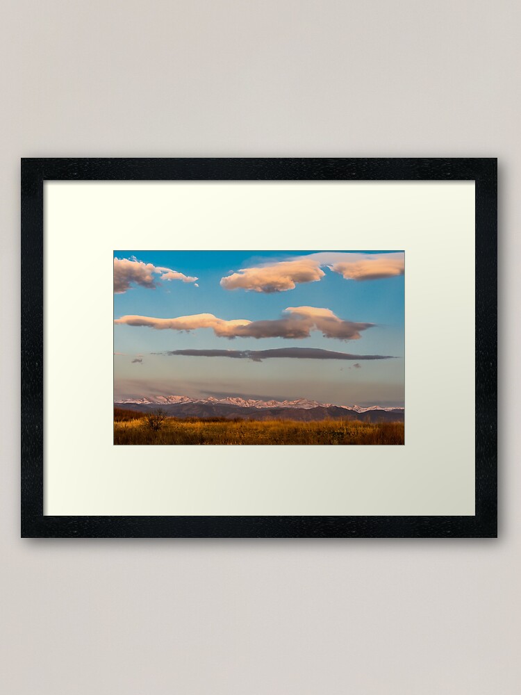 Thumbnail 2 of 7, Framed Art Print, Indian Peaks Music designed and sold by Gregory J Summers.