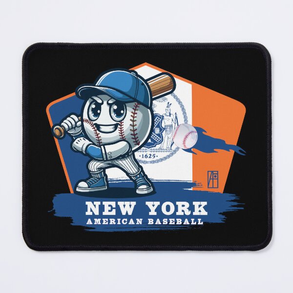 Item preview, USA - American BASEBALL - New York - Baseball mascot - New York baseball designed and sold by ArtProjectShop.