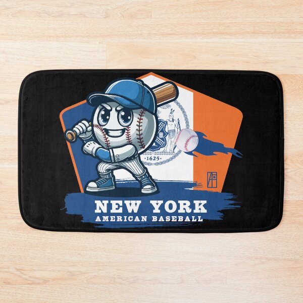 Item preview, USA - American BASEBALL - New York - Baseball mascot - New York baseball designed and sold by ArtProjectShop.