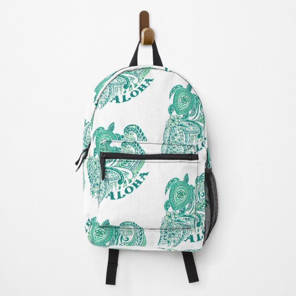 Item preview, Aloha Tribal Honu Teal Grunged Tattoo-4488 designed and sold by sunnthreads.