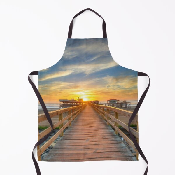 Item preview, Ventura Sunset on the wooden boardwalk designed and sold by CircinusStore.