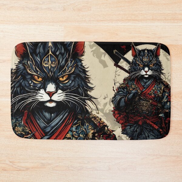 Item preview, Samurai Cat In Kimono And have Katanas designed and sold by NPC-Trader.