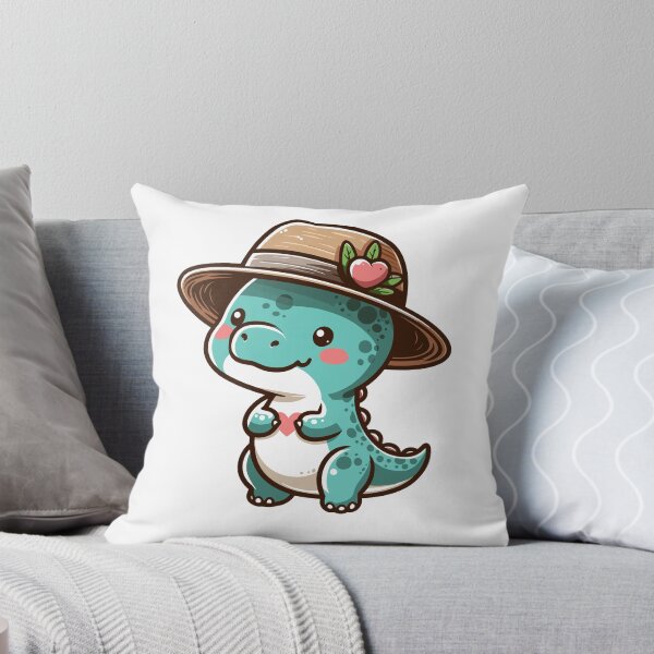Item preview, Stylish Dino with Hat designed and sold by ArtfulWeave.