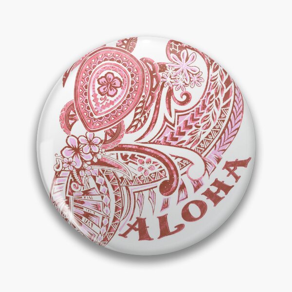 Item preview,  Aloha Tribal Honu Coral Grunged Tattoo-4491 designed and sold by sunnthreads.