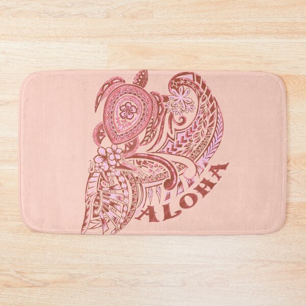 Item preview,  Aloha Tribal Honu Coral Grunged Tattoo-4491 designed and sold by sunnthreads.