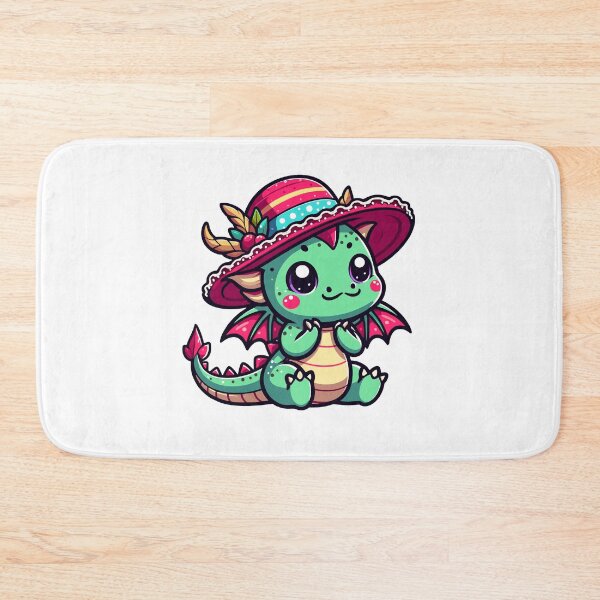 Item preview, Stylish Dragon with Hat designed and sold by ArtfulWeave.