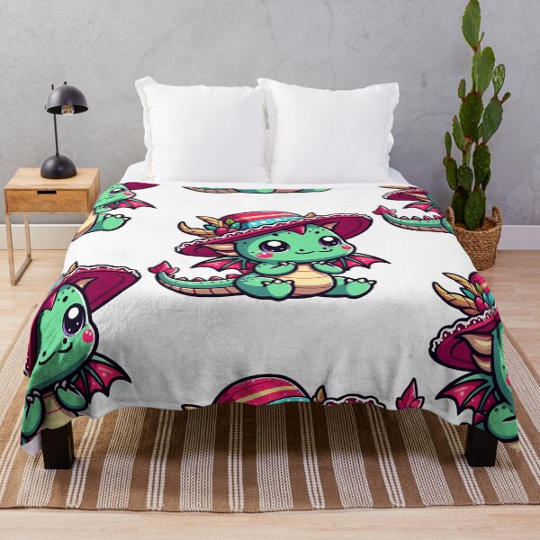 Item preview, Stylish Dragon with Hat designed and sold by ArtfulWeave.