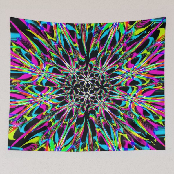 Item preview, Abstract Electric Fractal Flower 2 designed and sold by SXW Designs.