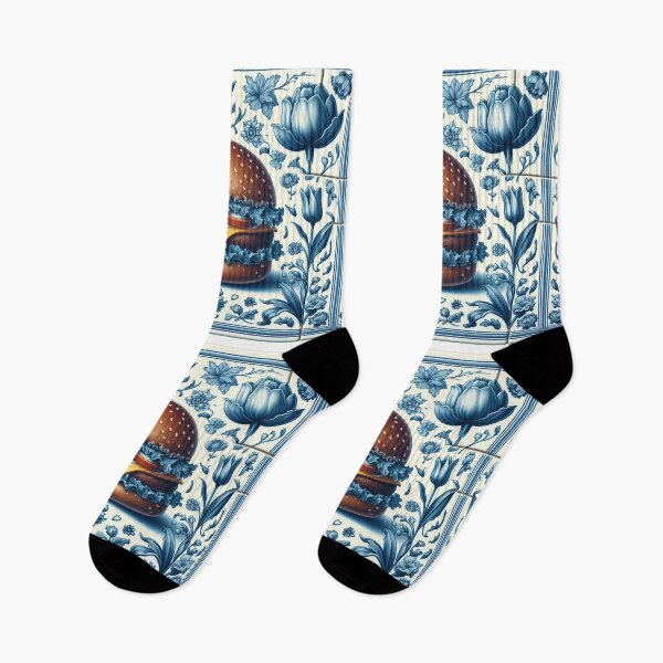 Item preview, Delft Tile With Fast Food No.3 designed and sold by ArtNook777.