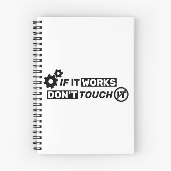 Item preview, If it works, don't touch it  - white mono designed and sold by Warrioll.